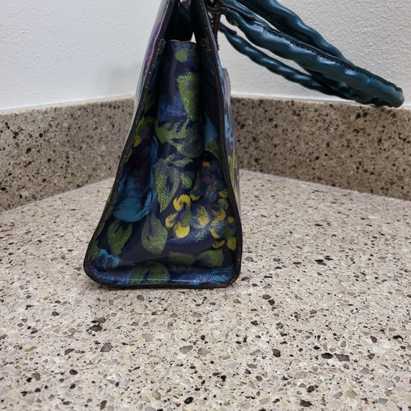 Patricia Nash Rosina Shoulder Bag in deep blue nature NWOT & matching wallet NWT - Picture 8 of 12